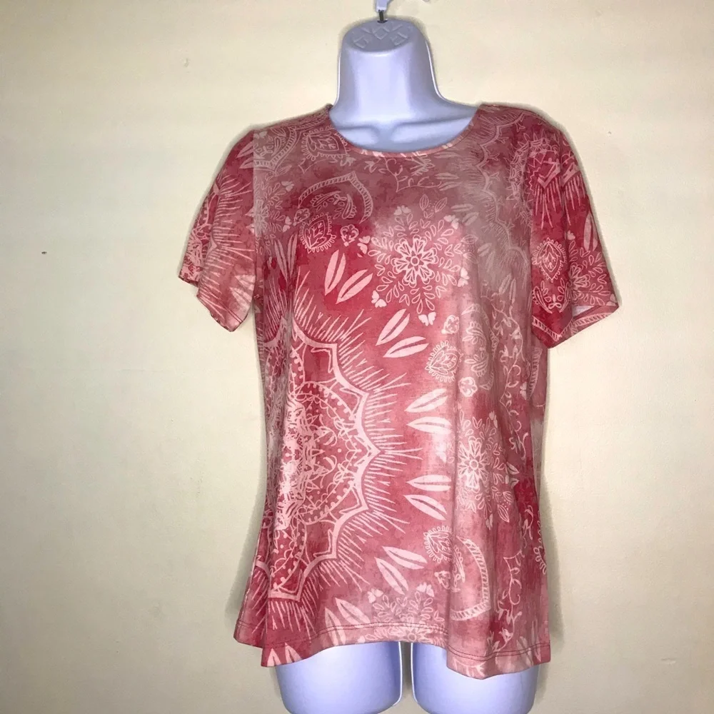 Christopher & Banks Medallion Burnout Tee - Picture 12 of 16